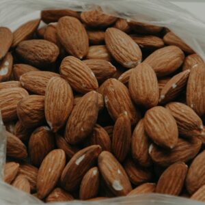 Close-Up Photography of Almond Nuts